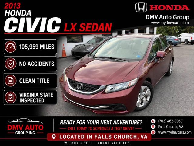 2013 Honda Civic LX for sale in Falls Church, VA
