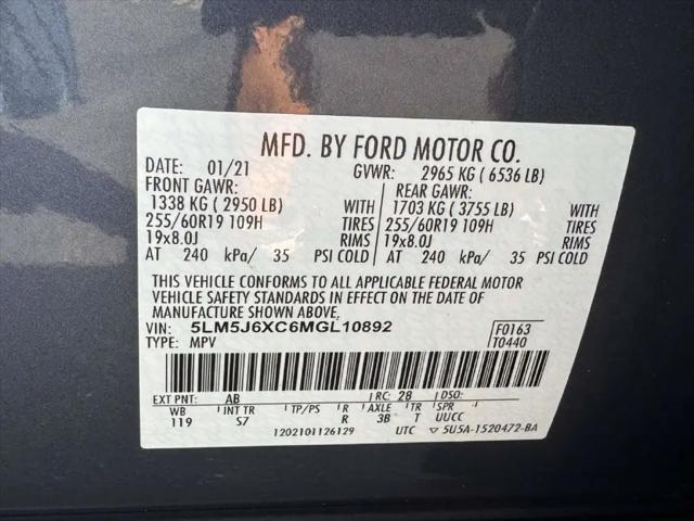 2021 Lincoln Aviator Standard