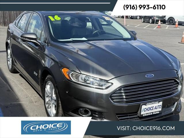 2016 Ford Fusion Energi Titanium for sale in Sacramento, CA