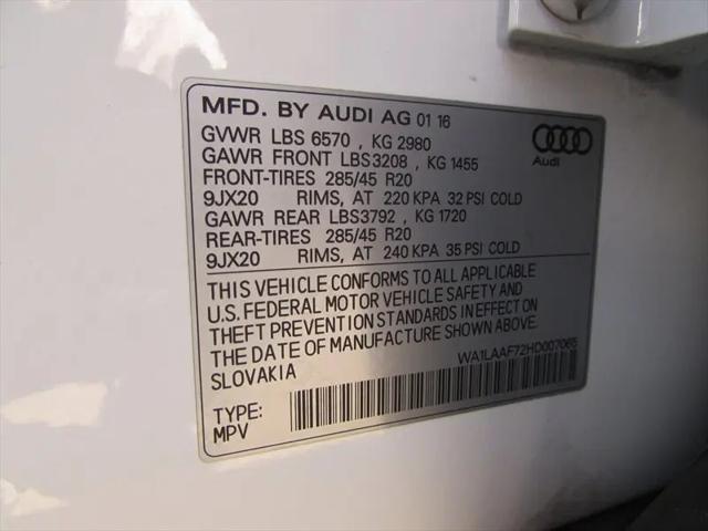 2017 Audi Q7 3.0T Premium