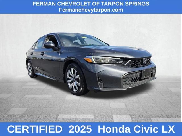 2025 Honda Civic LX for sale in Tarpon Springs, FL