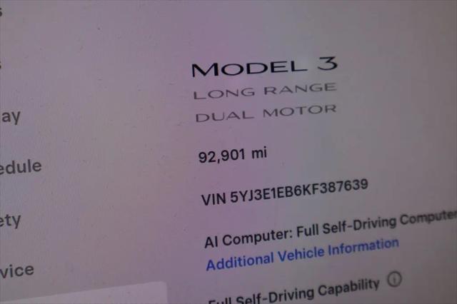 2019 Tesla Model 3 Long Range