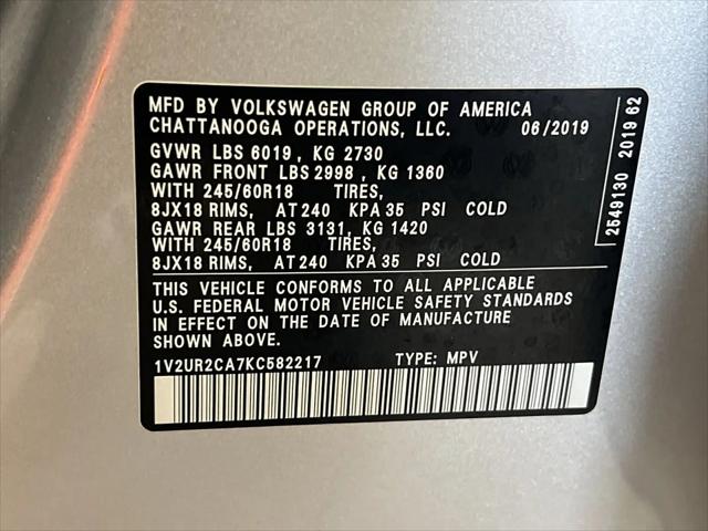 2019 Volkswagen Atlas 3.6L V6 SE w/Technology