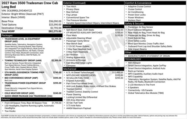 2027 Ram 3500 Tradesman for sale in Lansing, KS