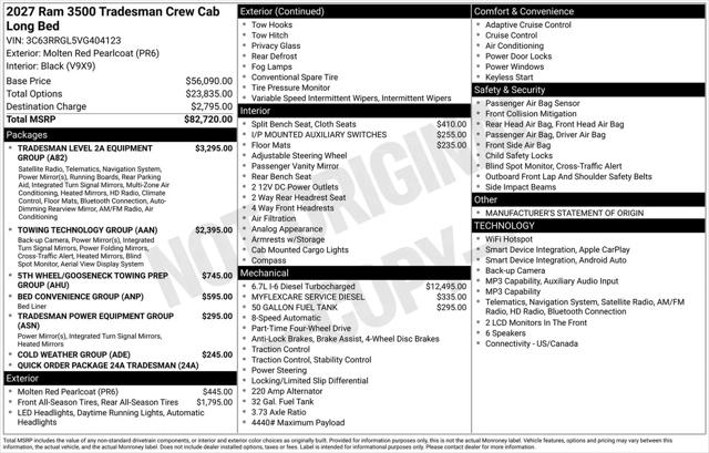 2027 Ram 3500 Tradesman for sale in Lansing, KS