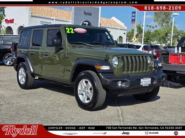2022 Jeep Wrangler Unlimited Sport S for sale in San Fernando, CA