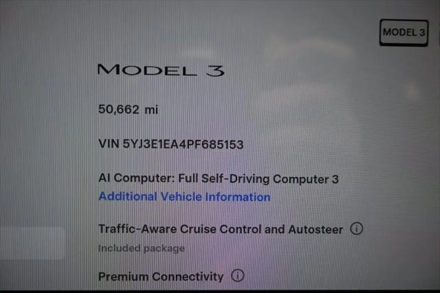 2023 Tesla Model 3 Rear-Wheel Drive