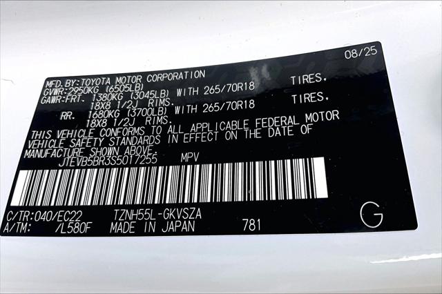 2025 Toyota 4Runner TRD Pro