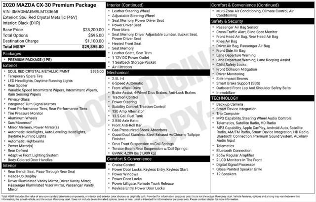 2020 Mazda CX-30 Premium Package