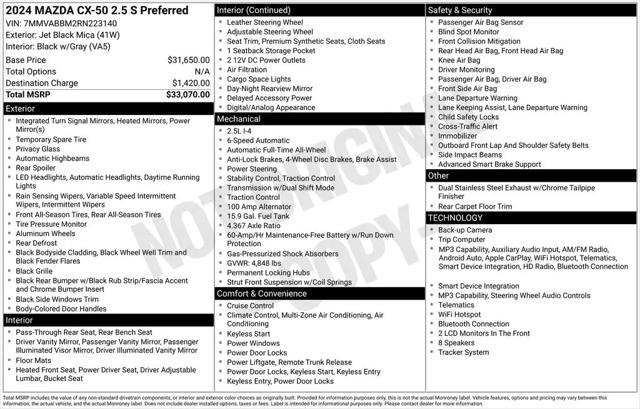 2024 Mazda CX-50 2.5 S Preferred