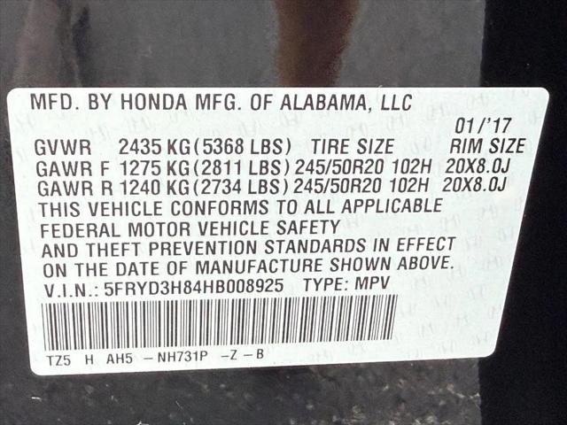 2017 Acura MDX w/Advance Package