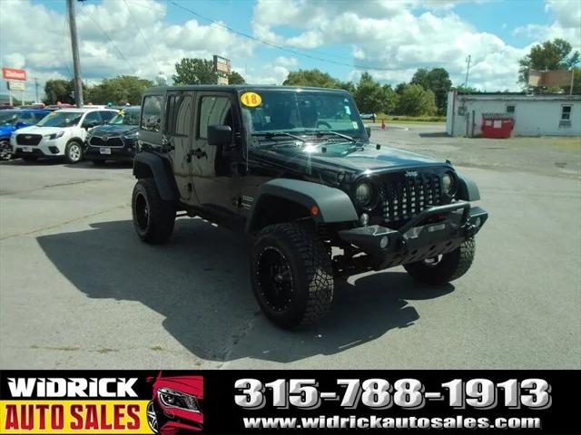 2018 Jeep Wrangler JK Unlimited Sport S 4x4 for sale in Watertown, NY