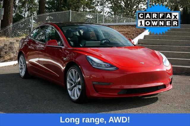 2018 Tesla Model 3 Long Range for sale in Tacoma, WA