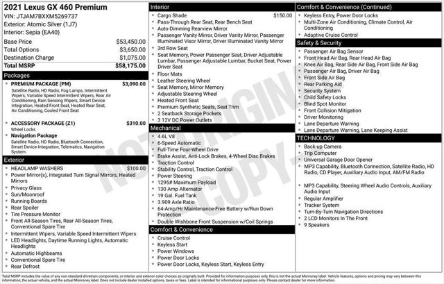 2021 Lexus GX 460 Premium 2021 Lexus GX 460 Premium