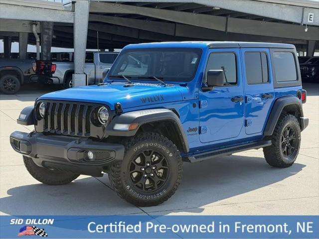 2021 Jeep Wrangler Willys 4x4 for sale in Fremont, NE