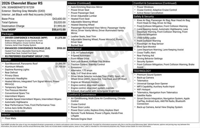 2026 Chevrolet Blazer RS for sale in Kernersville, NC