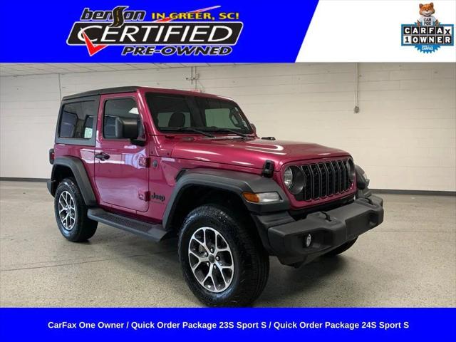 2024 Jeep Wrangler 2-Door Sport S 4x4 for sale in Greer, SC