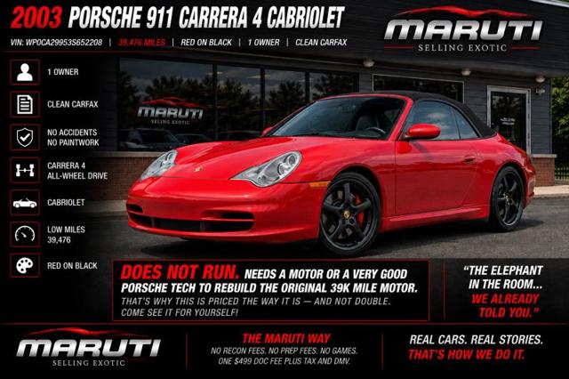 2003 Porsche 911 Carrera 4 for sale in East Brunswick, NJ