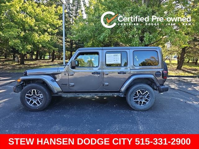 2025 Jeep Wrangler 4-Door Sahara 4x4 for sale in Urbandale, IA
