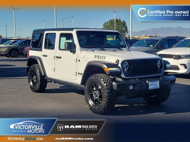 2025 Jeep Wrangler 4-Door Willys 4x4 for sale in Victorville, CA