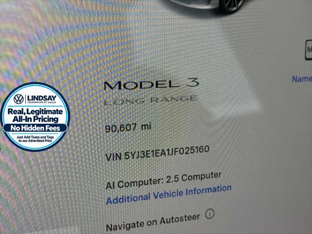 2018 Tesla Model 3 Long Range
