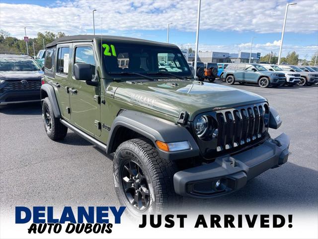 2021 Jeep Wrangler Willys 4x4 for sale in DuBois, PA