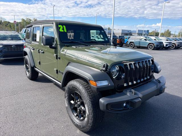 2021 Jeep Wrangler Willys 4x4 for sale in DuBois, PA