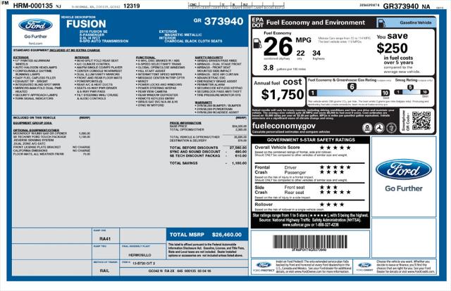2016 Ford Fusion SE