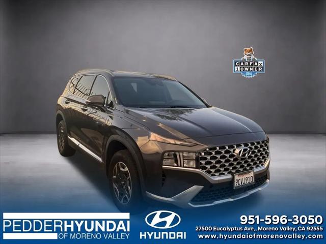 2022 Hyundai Santa Fe Hybrid Blue for sale in Moreno Valley, CA