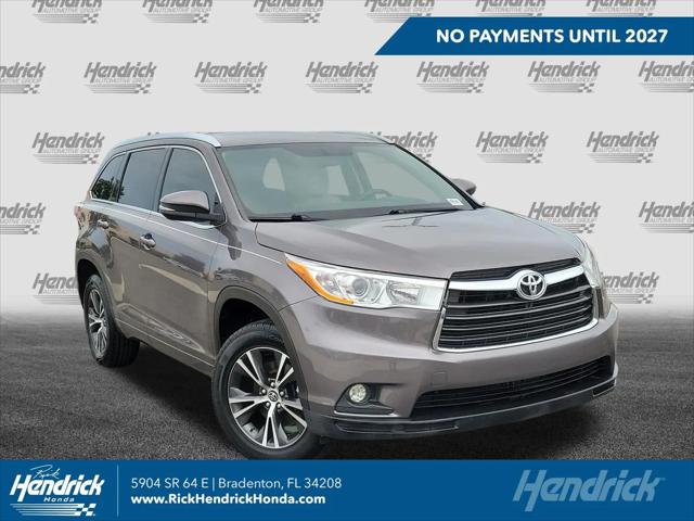 2016 Toyota Highlander XLE V6 for sale in Bradenton, FL