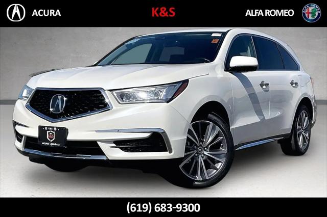 2018 Acura MDX w/Technology Package  AcuraWatch Plus Pkg for sale in San Diego, CA