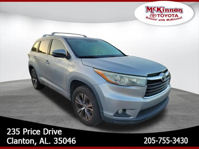 2016 Toyota Highlander XLE V6 for sale in Clanton, AL