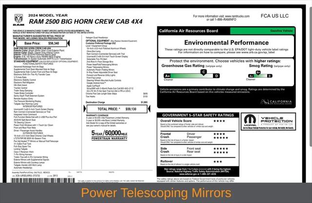 2024 Ram 2500 Big Horn Crew Cab 4x4 64 Box