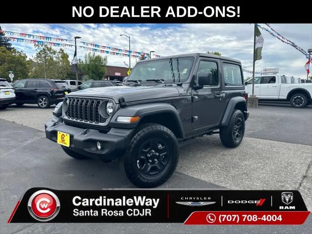2026 Jeep Wrangler 2-Door Sport 4x4 for sale in Santa Rosa, CA