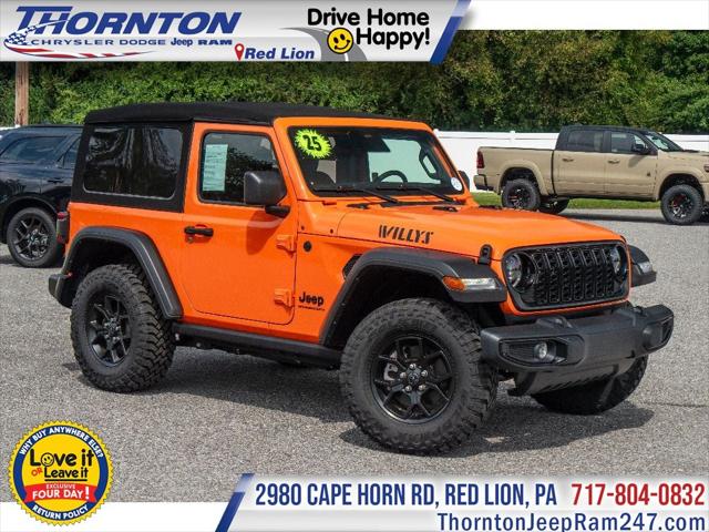 2025 Jeep Wrangler 2-Door Willys 4x4 2025 Jeep Wrangler 2-Door Willys 4x4
