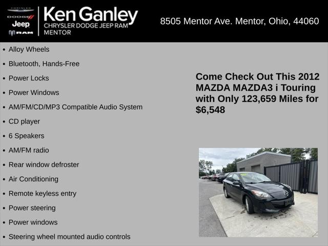 2012 Mazda Mazda3 i Touring
