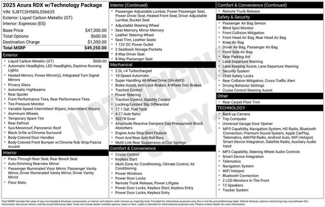 2025 Acura RDX Technology