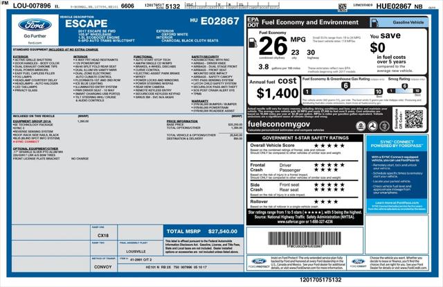 2017 Ford Escape SE