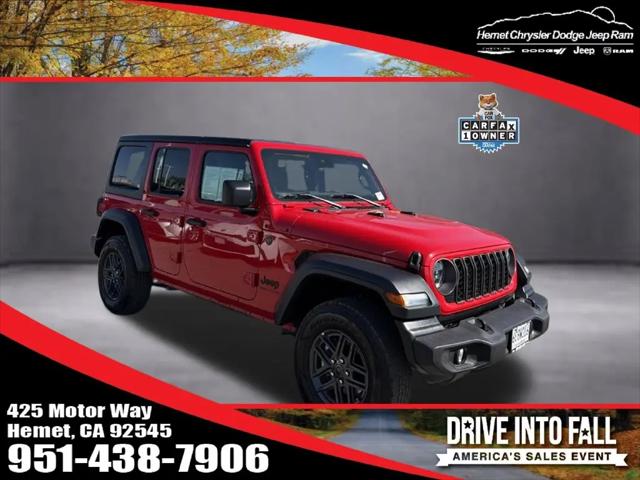 2024 Jeep Wrangler 4-Door Sport S 4x4 for sale in Hemet, CA
