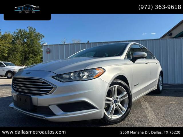 2018 Ford Fusion Hybrid S for sale in Dallas, TX