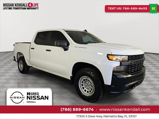 2021 Chevrolet Silverado 1500 4WD Crew Cab Short Bed WT for sale in Palmetto Bay, FL