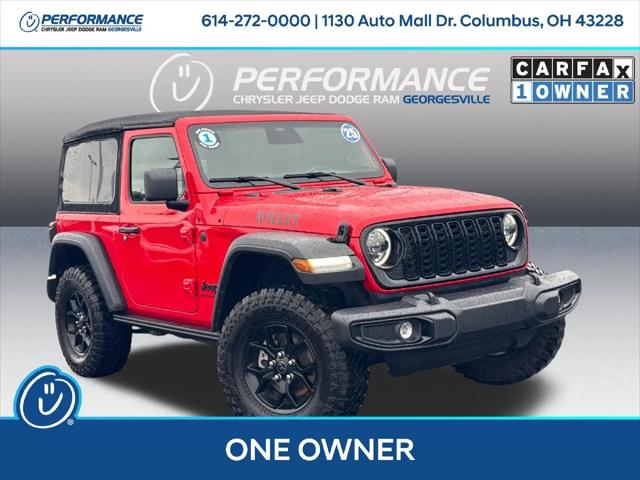 2025 Jeep Wrangler 2-Door Willys 4x4 for sale in Columbus, OH