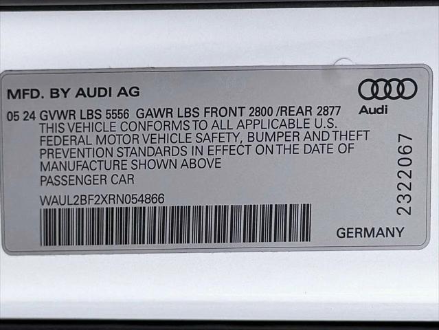 2024 Audi A6 Premium Plus 55 TFSI quattro S tronic