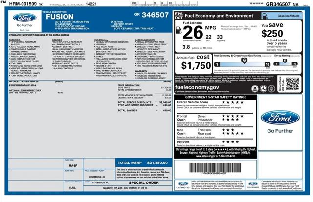2016 Ford Fusion Titanium