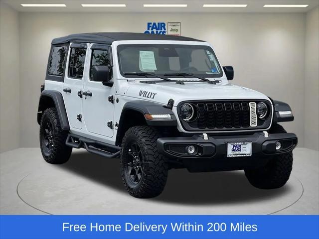 2025 Jeep Wrangler 4-Door Willys 4x4 for sale in Chantilly, VA
