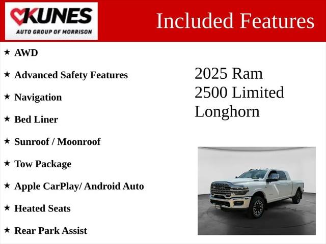 2025 Ram 2500 Limited Longhorn Mega Cab 4x4 8 Box