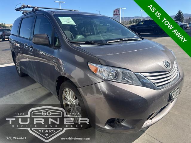 2016 Toyota Sienna XLE Premium 7 Passenger for sale in Montrose, CO