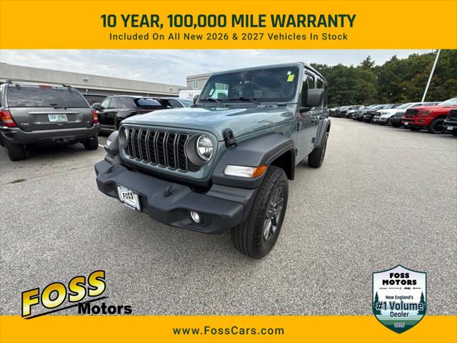 2024 Jeep Wrangler 4-Door Sport S 4x4 for sale in Exeter, NH