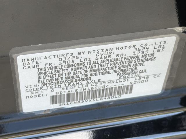 2025 Nissan Versa 1.6 S