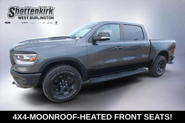 2020 Ram 1500 Rebel Crew Cab 4x4 57 Box for sale in West Burlington, IA